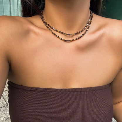 2023 Trend Elegant Jewelry Wedding Big Pearl Necklace for Women Fashion Imitation Pearl Green Rose Color Stone Choker Necklace